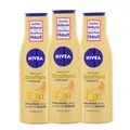 Produktbild: 3 x NIVEA Body Lotion Straffend+Bräunend Q10 Pflege jeweils 200ml Körperlotion