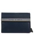 Produktbild: Bric's Porsche Design X Secrid Unisex-Kartenhalter aus Leder mit RFID- und NFC-Schutz, Pop-Up für 4 Karten, Banknotenfach, Größe: 6,5cm x 9,5cm x 2cm, Blau