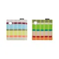 Produktbild: REMEMBER Topflappen Nr 6 2er Set, 18.5 x 18.5 cm – Hitzebeständige Küchen Topflappen aus Baumwolle im Set, Schutz beim Kochen und Backen