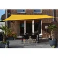 Produktbild: Vierecksonnensegel mit Regenschutz 250 cm x 300 cm Sonnengelb