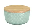 Produktbild: Kleine Wolke Wattedose Dotty, Accessoires, Farbe Eucalyptus, Material: Steinzeug