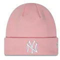 Produktbild: New Era Women MLB Essential Cuff Strickmütze New York Yankees pastel pink