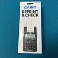 Produktbild: Casio HR-8RCE Druckender Tischrechner OVP Papierrolle Batterien neuwertig