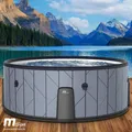 Produktbild: BRAST Whirlpool aufblasbar MSpa Tidal für 6 Personen | Ø173x65cm | 138 Massagedüsen in 3 Intensitäten | In- Outdoor Pool | Ganzjähriger Einsatz Winterfest | einfache Steuerung per App