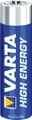 Produktbild: Varta Alkaline Batterie AAA/LR03 1,5 V High Energy 12er Pack VARTA-4903-12B