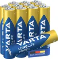 Produktbild: VARTA Batterien AAA, 12 Stück, Longlife Power, Alkaline, 1,5V, ideal für Spielzeug, Funkmaus, Taschenlampen, Made in Germany
