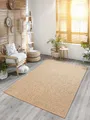 Produktbild: the carpet Teppich Kansas, rechteckig, Höhe: 1 mm, moderner robuster In und Outdoor Teppich Jute Look