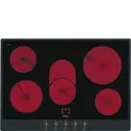 Produktbild: Smeg P875AO Einbau-Glaskeramikkochfeld Anthrazit 72 cm