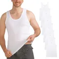 Produktbild: MT 6er Pack Herren Unterhemd DOPPELRIPP Classic Tank Top Weiss Größe 5XL