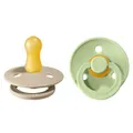 Produktbild: BIBS Colour Schnuller 2er-Pack, BPA-frei, Naturkautschuk, 0-6 Monate