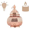 Produktbild: Orientalische Laterne Lampe Nachttischlampe Mahana Kupfer
