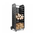 Produktbild: tectake Holzwagen, aus Stahl, zusätzlicher Boden , 53,5 x 41 x 112 cm