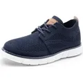 Produktbild: Bruno Marc Schnürhalbschuhe Jungen Anzugschuhe Atmungsaktiv Gestrickter Stoff Oxford Hochzeit Party Schuhe  familie versammlung anzug formale,Farb... - Blau - 30