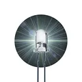 Produktbild: Lumetheus LED Leuchtdiode 5mm Weiß 50 Stück - extra helle Dioden 25.000 mcd - 3V LEDs mit 2 Pins - für KFZ, PC, Boot, Wohnwagen, Bastelset, Reparatur & Lauflicht - 50.000 Stunden Leuchtdauer