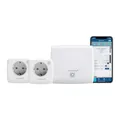 Produktbild: Homematic IP Starter Set • 2x Schaltsteckdose Smart Plug HMIP-PS2 • Access Point