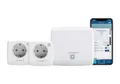 Produktbild: Homematic IP Starter Set • 2x Schaltsteckdose Smart Plug HMIP-PS2 • Access Point