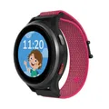 Produktbild: ANIO 6 wasserdichte Kinder-Smartwatch - mit GPS Tracker & SIM, Anrufe, Nachrichten, SOS, Schulmodus, Schrittzähler - ohne SIM-Karte, Hibiscus