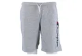 Produktbild: Champion Bermudas Freizeithose (Baumwolle) mit Logo-Schriftzug kurz hellgrau Jungen
