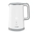 Produktbild: Tefal KO6931 Sense Wasserkocher, 1,5 L Kapazität, Digitalanzeige, 5 Temperaturstufen, 360°-Sockel, Wasserstandsanzeige, herausnehmbarer Kalkfilter, 30 Minuten Warmhaltefunktio, 1800W, weiß