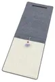 Produktbild: Maximex Kratzmatte, spielerisches Wetzen der Katzenkrallen, Kratzunterlage für Couchlehne, mit Spielbällen, Glocke, 3 Staufächer & Klettstreifen, 128x45 cm