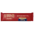 Produktbild: Barilla Pasta Al Bronzo Spaghetti 500g I Nudeln aus Bronze-Formen, Saucenhaftung auf die italienische Art, 100% hochwertiger Hartweizen verleiht den vollmundigen Geschmack