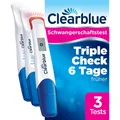 Produktbild: CLEARBLUE Schwangerschaftst.TripleCheck ultra-früh 3 St PZN 17165254