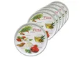 Produktbild: MamboCat Pizzateller 6er Set Pizzateller Napoli Pizzafoods grün 31cm - 04019#ZP1