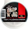Produktbild: Fox Rage Fluocarbon Schnur Drop 'n' Jig 50m, Durchmesser/Tragkraft:0.18mm / 2.57kg Tragkraft