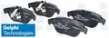 Produktbild: Delphi LP2029 Bremsbelagsatz für Scheibenbremse Bremsbelagsatz