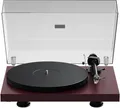 Produktbild: Pro-Ject Debut Evo 2, Audiophiler Plattenspieler der nächsten Generation mit Carbon Tonarm und elektronischer Geschwindigkeitsumschaltung, Made in Europe (Weinrot Satin)