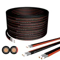 Produktbild: Solarkabel Duplex 6mm² PV Kabel TÜV Zertifiziertes 50m Rot/Schwarz 2in1  Kupfer
