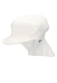 Produktbild: Sterntaler Schirmmütze Nacken Basic - Unisex Baby- und Kinder Mütze mit Nackenschutz - UV-Schutz 50+ Hut aus Popeline (Bio) - leichte Sommer Kopfbedeckung mit Gummiband - weiß, Größe 49