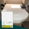 Produktbild: Dexitex Spannbettlaken - Queensbett - Weiß- Bettlaken Wohnmobil aus hochwertiger 100% Baumwolle -Oeko-TEX - Multi-Stretch - Spannbettlaken Wohnmobil