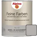 Produktbild: Feine Farben Lack No. 02 Nebel Im November Mittelgrau Edelmatt 750 Ml Buntlacke - Alpina