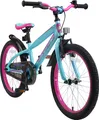 Produktbild: BIKESTAR Kinder Fahrrad ab 6 Jahre | 20 Zoll Urban Jungle Kinderrad | Berry & Türkis