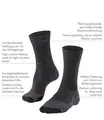Produktbild: FALKE Herren Wandersocken TK2 Explore Wolle Funktionsmaterial Schwarz 46-48