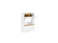 Produktbild: SoBuy Schreibtisch mit 2 Schubladen Holzfarbe 63x67x93cm Funktional
