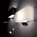 Produktbild: Ideal Lux 035949 LED Wandleuchte mit Richtungsleuchte 1x60W Hotel Bianco | E27 - weiß