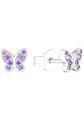 Produktbild: s.Oliver Junior Paar Ohrstecker Schmetterling, mit Zirkonia (synth)