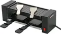 Produktbild: Alpina Raclette Grill 2 Person 400W Raklett Raclet Tischgrill Steingrill Schwarz