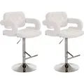 Produktbild: CLP 2er Set Barhocker Dublin Weiß