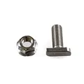 Produktbild: NAKA Hammerkopfschraube aus Edelstahl inkl.Mutter M10 für Photovoltaik-Aluprofil A2-70 T-Profil Befestigung von Solarmodul-Halterung Halfenschraube für PV-Modul-Halterung Montageschiene 28/15 25mm
