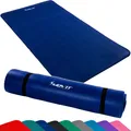 Produktbild: MOVIT Gymnastikmatte Pilates, Gymnastik, Matte - hautfreundlich und , Yogamatte für Zuhause oder Unterwegs - 190x100x1,5cm, Royalblau