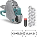 Produktbild: METO Preisauszeichner Basic S 822 Starter Kit, 1-zeilig, 8-stellig, 10 Stück 22 x 12 mm Etiketten
