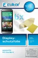 Produktbild: 6x Schutzfolie für Ecultor HTC One mini 2 klare Displayschutzfolie Crystalclear