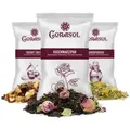Produktbild: Corasol Premium Tee-Adventskalender mit 24 weihnachtlichen Gourmet-Teesorten, loser Tee, Geschenk-Idee für Frauen (223 g)