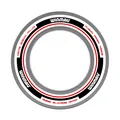 Produktbild: Winmau Surround Advance white/red 4453 | Catchring für die Dartscheibe Dartboard