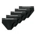 Produktbild: Schiesser Herren 5 Pack Unterwäsche Bio-baumwolle - 95/5 Organic Slip, Schwarz_183212, XL EU