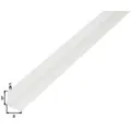 Produktbild: GAH Alberts Winkelprof. gleichsch., ungelocht L1000x B15x H15x S1, 2mm Kunststoff weiß