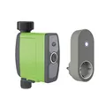 Produktbild: essentials Smart Home Solutions Smartes Bewässerungssystem, Gartenbewässerung, Bewässerungscomputer WLAN mit Repeater, mit App, kompatibel mit Alexa, tuya und smartlife, grün
